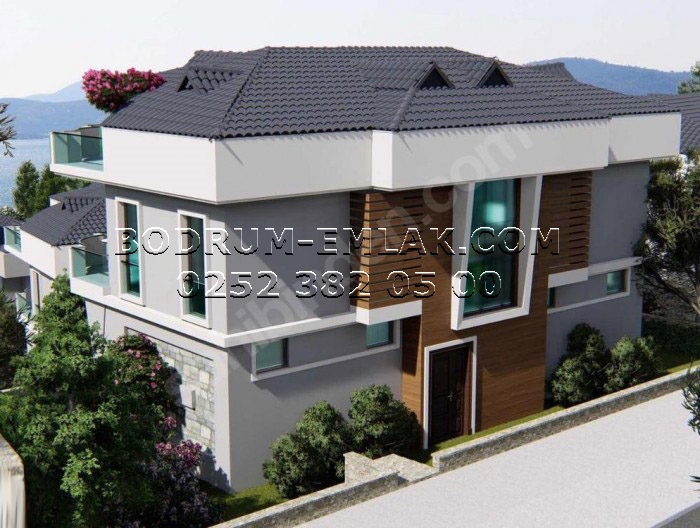 Bodrum Güllük’te Projeden Satılık 2+1 ve 3+1 Dubleks Daire ve Villalar